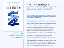 Tablet Screenshot of heartofreligion.net